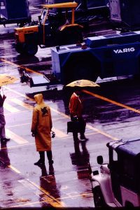 Antigo terminal do Aeroporto Salgado Filho, em Porto Alegre, no anos 90 por Paulo Guerra 